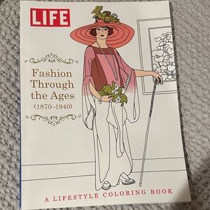 Life Fashion Through the Ages Coloring Book